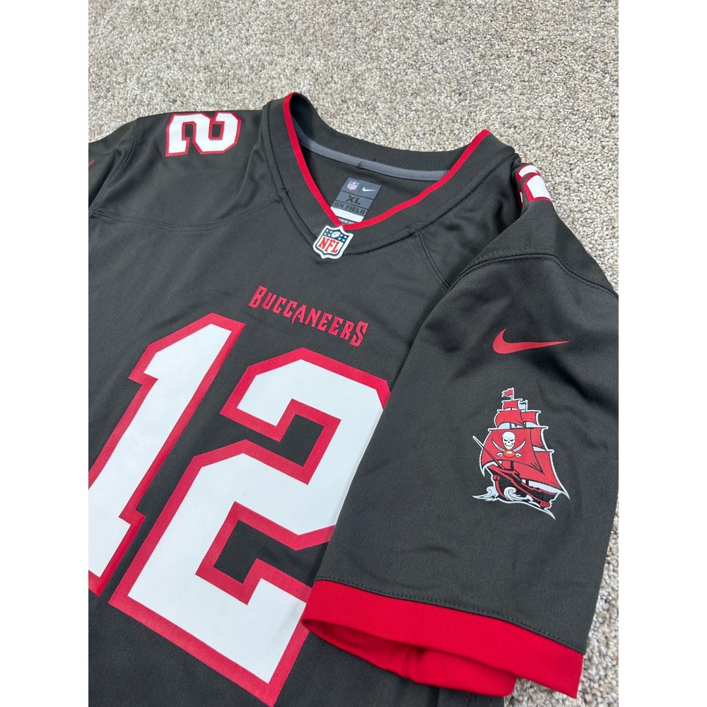 Nike Tom Brady Tampa Bay Buccaneers Jersey Kids XL 18-20 NFL On Field #0492